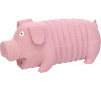 Flamingo Jouet pour Chien Eyo Cochon Latex Rose L - 9x22,5x9,5cm - avec Bruit de grognement