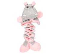 Flamingo Jouet pour Chien Filsy Hippopotame Rose 18x11x34 CM Chiots Avec Son