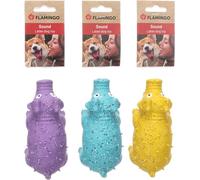 Flamingo Jouet pour Chien Freckles Cochon S - 6,8x15x7cm - Jouet Sonore en Caoutchouc TPR - Souple, Résistant et Amusant - pour Petits et Moyens Chiens - Plusieurs Couleurs, Pas de Choix Possible