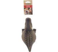 Flamingo Jouet pour Chien « Gaty Crocodile Gris » - Jouet à couinement résistant, Amusant et interactif, idéal pour Labrador, Beagle, Bouledogue Français et Jack Russell