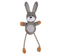 Flamingo Jouet pour Chien Gommy Lapin Avec Seilbeinen Gris, Neuf