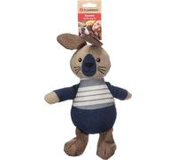 Flamingo Jouet pour Chien Jiji Lapin Bleu - Peluche Douce avec Bruit - 22x10x37cm - Jouet Sonore pour Petits et Moyens Chiens - Confort et Amusement