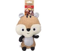 Flamingo Jouet pour Chien Koppo Écureuil Brun - 17x8x23cm - Peluche Douce et Résistante en Polyester | pour Chiens de Toutes Tailles