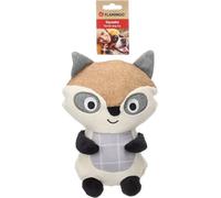 Flamingo Jouet pour Chien Koppo Raton Laveur Gris - 18x11x21,5cm - Peluche Douce et Résistante en Polyester | pour Chiens de Toutes Tailles