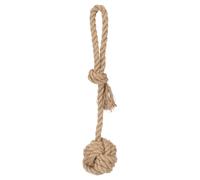 Flamingo Jouet pour Chien Kush Balle - Nœud Corde de Tirage Braun 38x9x8 CM