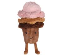 Flamingo Jouet pour Chien Leka Glace Peluche Couineur 11x10, 5cm Braun Rose