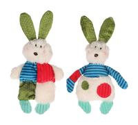 Flamingo Jouet pour Chien Plako Lapin pour Chiots 21x12 CM Peluche Avec Couineur