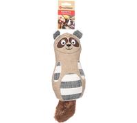 FLAMINGO - Jouet pour Chiens Labrador, Beagle, Border Collie et Bulldog - Ours Wigri Beige avec Corde, Plaisir et Résistance