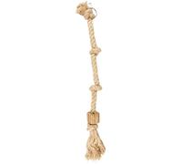 FLAMINGO-Jouet pour oiseaux en corde lisse avec 4 nœuds