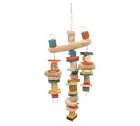 Flamingo Jouet pour Perroquets Apia Coloré 23x7x50cm, Plaisir de Jeu