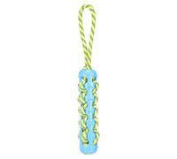 Flamingo Jouet Pour Tofla Corde de Tirage Bleu/Jaune 40cm - Flottable, Robuste