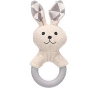 Flamingo Jouet Chiot Rabbo Lapin Avec Anneau Blanc