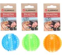 Flamingo Jouet Trappa Balle pour Chien - Diamètre de 6,8cm - Couleurs Vives, Résistant et Polyvalent - Idéal pour Jeu Actif et Entrainement - Pas de Choix Possible