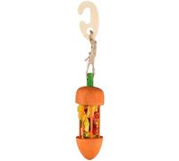 Flamingo JR WARIS Pendentif Carotte Orange & LUFFA DIA. 4,5x23CM