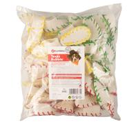 Flamingo Kauschuh en Cuir Brut 50 Pièce 7 CM - Friandise pour Chien Amis Du