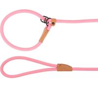 Flamingo Laisse Anti-Traction pour Chiot Malibu Rose - 170cm 10mm - Maximum Coulissant avec arrêt de sécurité réglable en continu