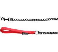 Flamingo Laisse Chaîne pour Chien Trero Rouge - 700cm, 19mm - Résistante et Anti-Mordillage | Poignée Rembourrée et Mousqueton Solide