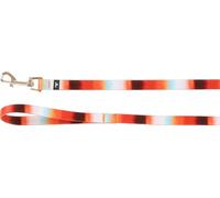 Flamingo Laisse Chien Naja mélange S - 120cm 15mm - Mousqueton avec revêtement en Nickel Brillant