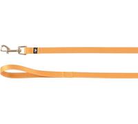 Flamingo Laisse Chien Noekie Jaune S - 120cm 15mm - Mousqueton avec revêtement en Nickel Brillant