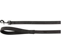 Flamingo Laisse Delu Noir pour Chien 130cm 20mm