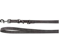 Flamingo Laisse D'entraînement Delu Noir pour Chien 205cm 20mm