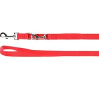 Flamingo Laisse d'entraînement pour Chien Ziggi Rouge - 200cm 20mm - Réglage à 3 Positions: Courte, Longue ou en Mains Libres