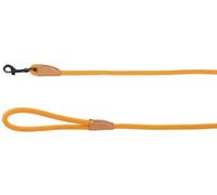 Flamingo Laisse pour Chiot Malibu Ocre - 130cm 6mm - Mousqueton avec Finition Mate Noire