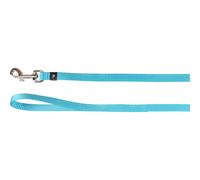 Flamingo Laisse Ziggi Turquoise En Nylon Avec Mousqueton Pour Chiens