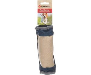 Flamingo Leurre Alimentaire pour Chien Hajo Bleu - 20x7x7cm - avec Fermeture éclair - Conception Simple pour Apprendre à ramener