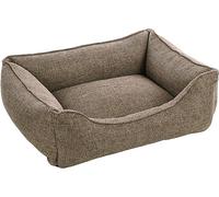 Flamingo Lit Gini pour Chien Chat - Panier pour Chien Chat - 65x50x20cm - Lavable - Fond Anti-dérapant - Housse Amovible Lieu de Couchage Doux et Confortable
