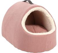 Flamingo Lit pour Animaux Mila Rose - Doux, Confortable, 50x37x18 cm, Lavable, Antidérapant
