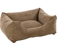 Flamingo Lit pour Chien Chat Celeste Beige - Coussin pour Chien Chat - Panier pour Chien Chat - 65x50x20cm - Lavable - Fond Anti-dérapant - Housse Amovible - Lieu de Couchage Doux et Confortable