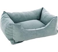 Flamingo Lit pour Chien et Chat Celeste Vert Menthe - Coussin Panier 65x50x20cm - Lavable, Fond Anti-dérapant, Housse Amovible - Lieu de Couchage Doux et Confortable