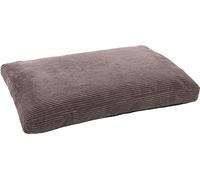 FLAMINGO Lit Velluto Brun pour Chien Chat - Coussin pour Chien Chat - 100x70x12cm - Lavable - Fond Anti-dérapant - Housse Amovible Lieu de Couchage Doux et Confortable