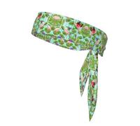 Flamingo Love Flowers Bandeau de sport pour course à pied tennis athlétique basket-ball cyclisme fitness entraînement