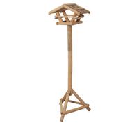 Flamingo Mangeoire À Oiseaux Et Support Lucar 38x28x125 Cm Naturel