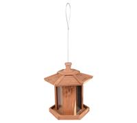 Flamingo Mangeoire Arda Bois de Cèdre 27,5x23x27,5cm pour Graines & Noix