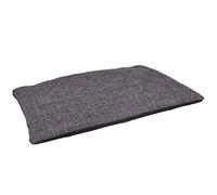 Flamingo Mano Coussin Plat Rectangulaire avec Fermeture Éclair pour Chien Gris 70 cm