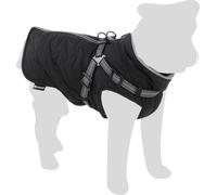 Flamingo - Manteau d’Hiver pour Chien Duker Noir - Taille A:45cm B:40cm C:60cm - Imperméable et Chaud - Idéal pour Beagle, Cocker Spaniel, Berger des Shetland et Border Collie
