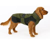 Flamingo Manteau d'hiver pour chien Eisberg Kaki & Bleu foncé - Taille 45cm (A: 45 cm, B: 44 cm, C: 54-63,5 cm) - Idéal pour