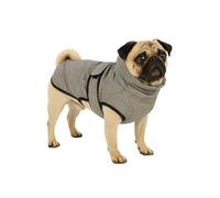 Flamingo Manteau d'hiver pour Chiens Iglu Gris - Taille 30cm (A: 30 cm, B: 42 cm, C: 42-48 cm) - Idéal pour Races comme Chihuahua, Pomeranian, Papillon & Maltese