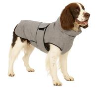 Flamingo Manteau d'hiver pour Chiens Iglu Gris - Taille 50cm (A: 50 cm, B: 58 cm, C: 58-67 cm) - Idéal pour Beagle, Bouledogue Français, Teckel, Cavalier King Charles et Jack Russell