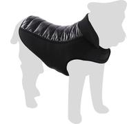 Flamingo Manteau pour Chien « Jakaro Noir » A:45cm B:36-44cm C:58-64cm - idéal pour Cocker Spaniel, Beagle, Shiba Inu et Cavalier King Charles, Chaud et imperméable