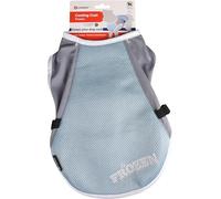 flamingo Manteau rafraîchissant Frozen Bleu & Gris M - 35cm - Absorbe l'eau - Mouillage Avant Utilisation - Laver à la Main