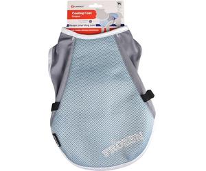 flamingo Manteau rafraîchissant Frozen Bleu & Gris M - 35cm - Absorbe l'eau - Mouillage Avant Utilisation - Laver à la Main