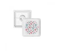 Flamingo Motif Tropical Plantes PBT Keycaps pour Clavier mécanique Blanc OEM sans Marquage d'impression R2 Multicolore