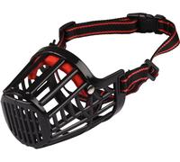 Flamingo Muselière Silas M Noir pour Chien 28cm 36-47cm