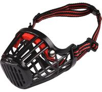 Flamingo Muselière Silas S Noir pour Chien 26cm 31-41cm