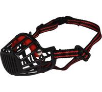 Flamingo Muselière Silas Xxs Noir pour Chien 19cm 27-34cm