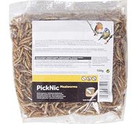 Flamingo Nourriture pour Oiseaux Sauvages - qualité Premium - vers de Farine séchés - Riche en protéines - 100g